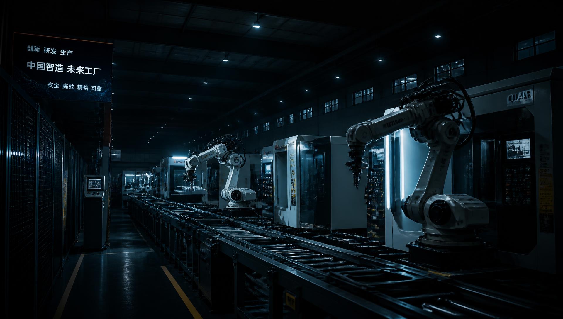 Production line inside a modern Chinese manufacturing plant