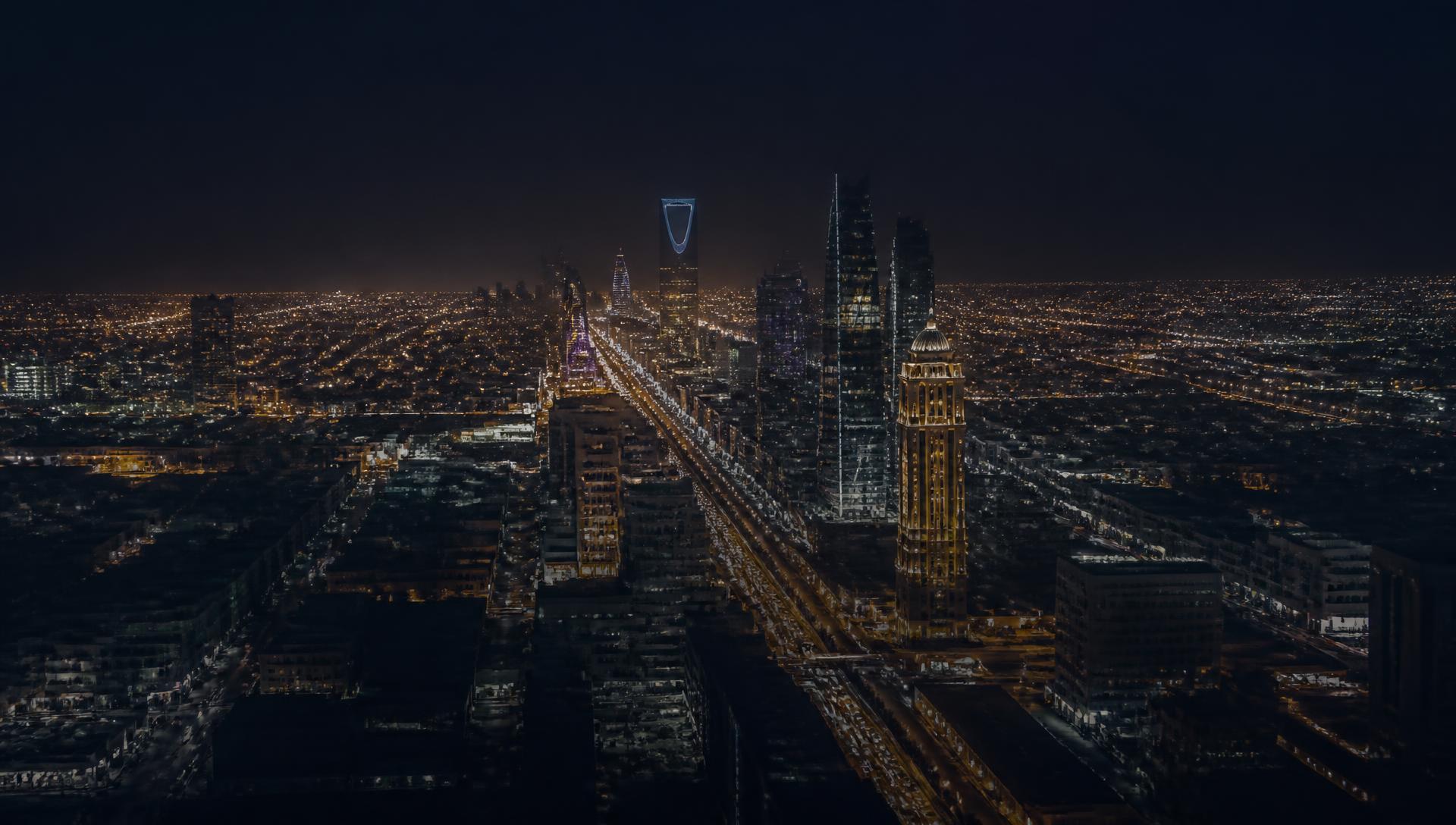 Riyadh skyline representing supply chain localization in Saudi Arabia